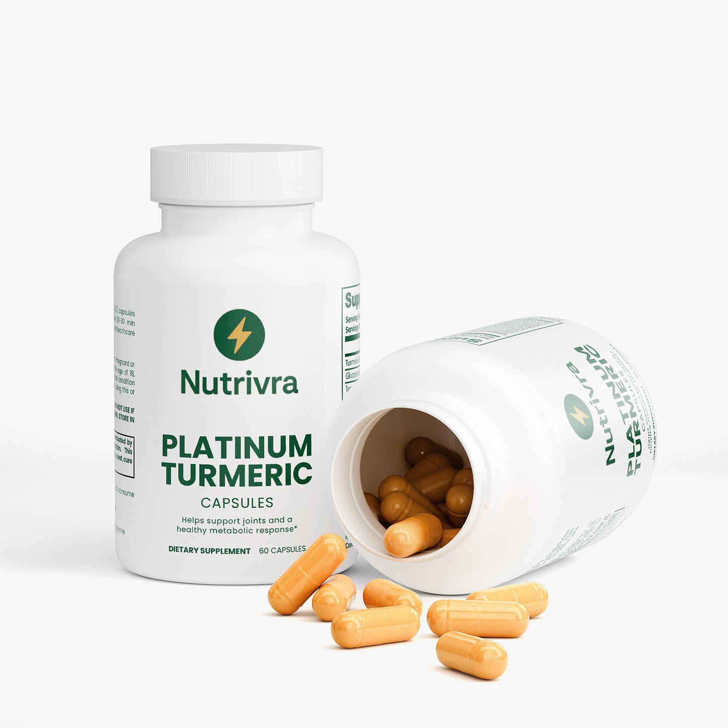 Platinum Turmeric Capsules | Herbal Daily Support