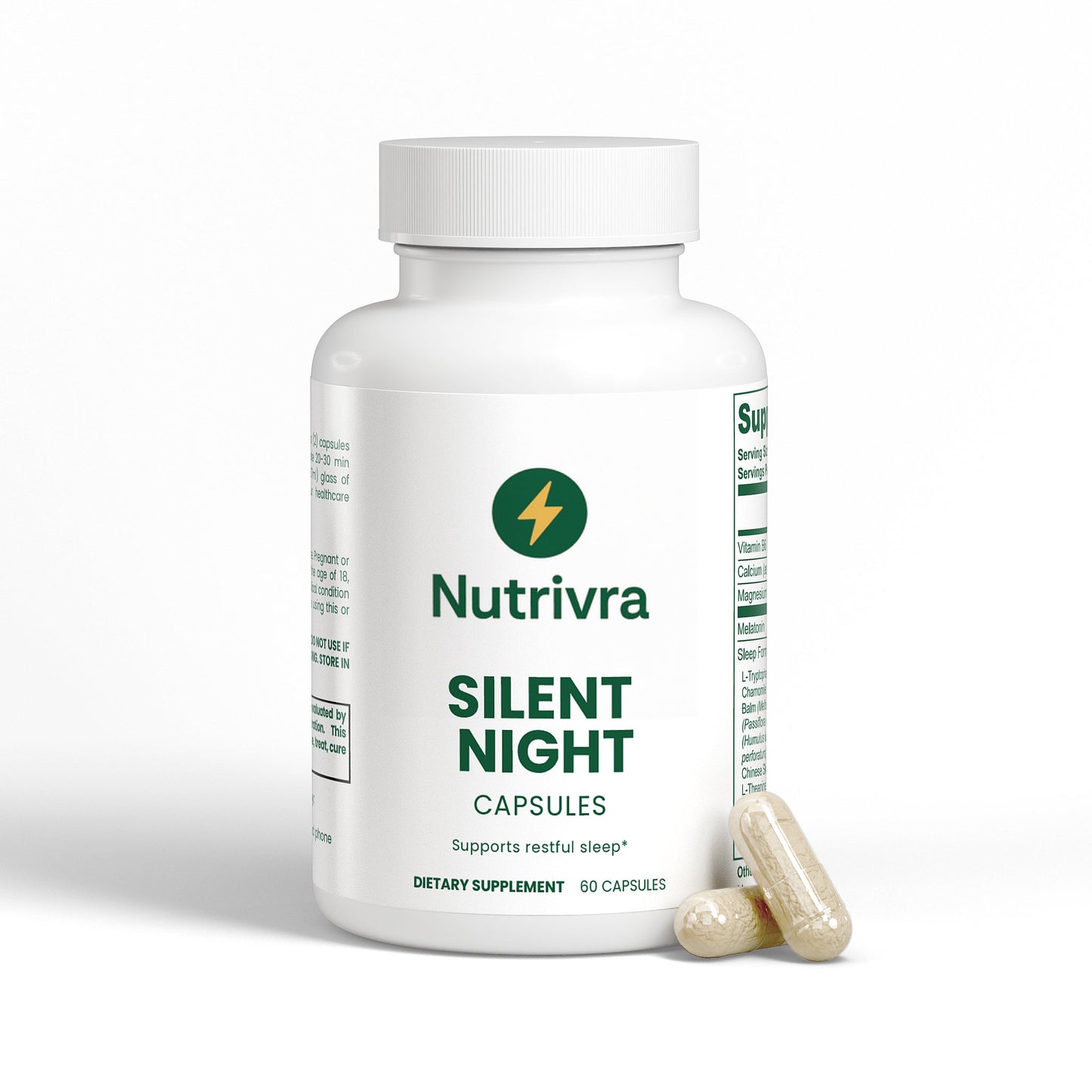 Silent Night Capsules | Evening Herbal Blend