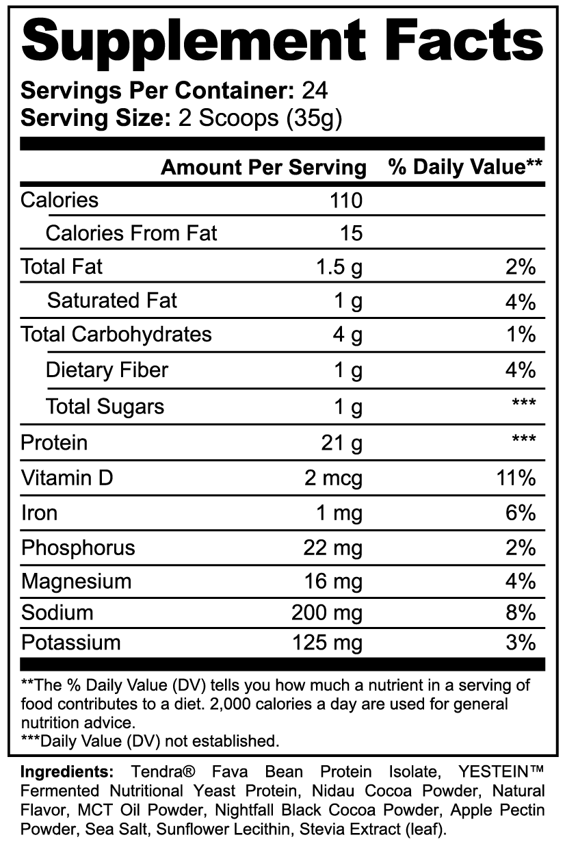 Plant Protein Powder – Chocolate Flavor | Daily Nutrition