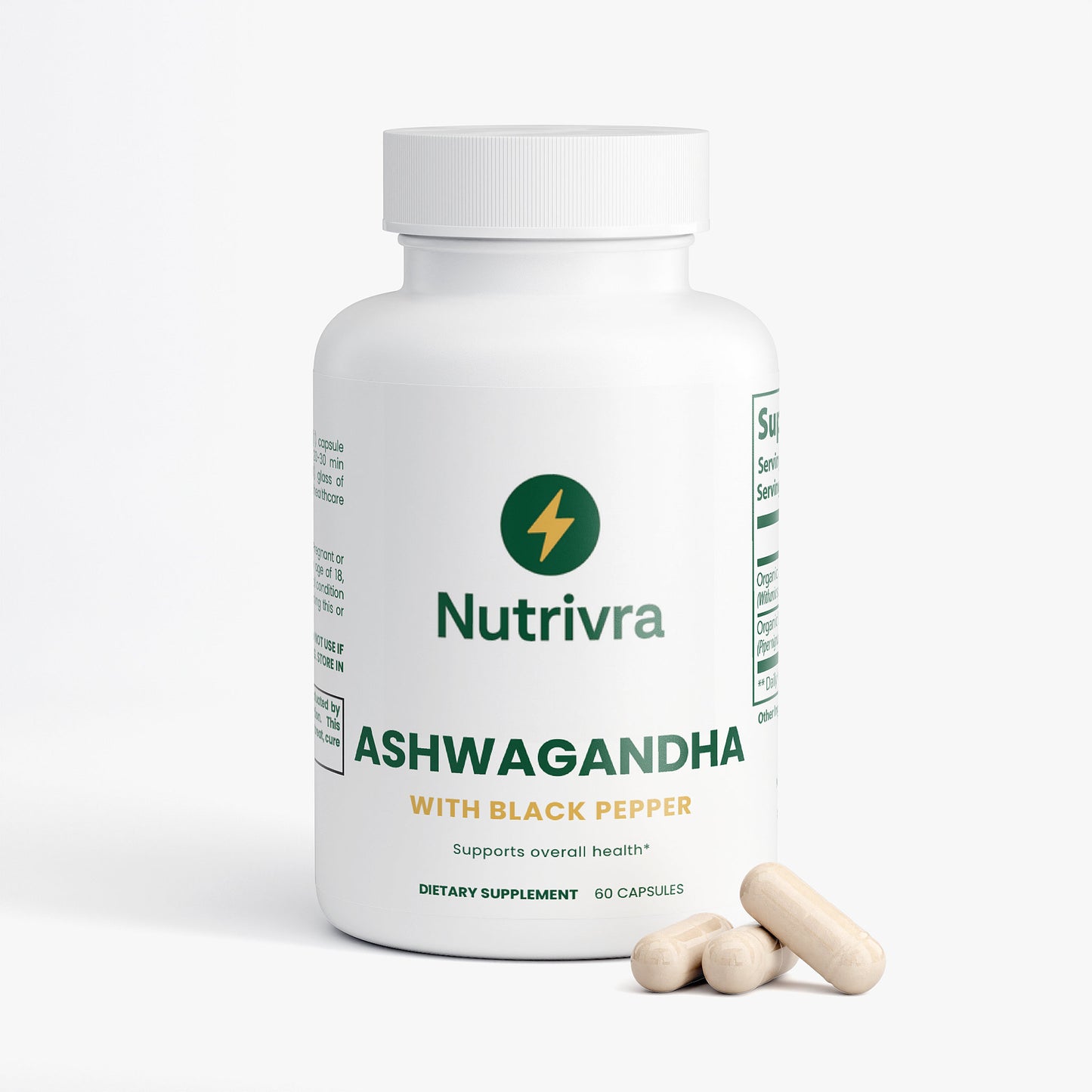 Ashwagandha Capsules | Herbal Balance & Vitality