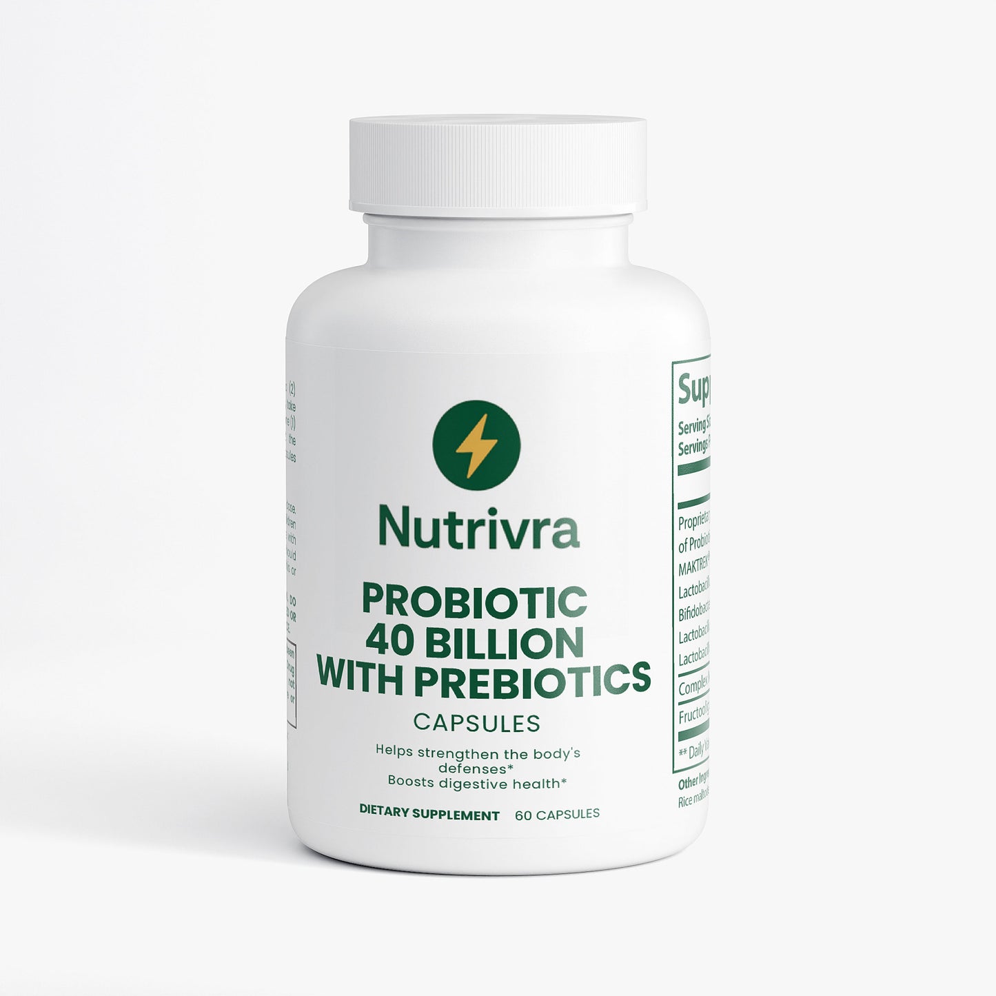 Probiotic + Prebiotic Capsules | Digestive Balance