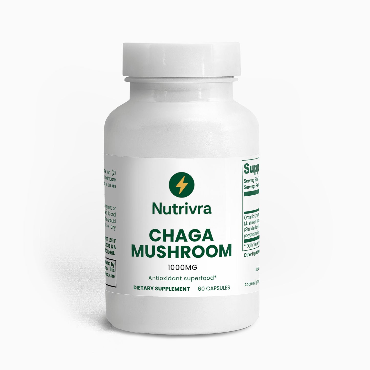 Chaga Mushroom Capsules | Natural Wellness Support