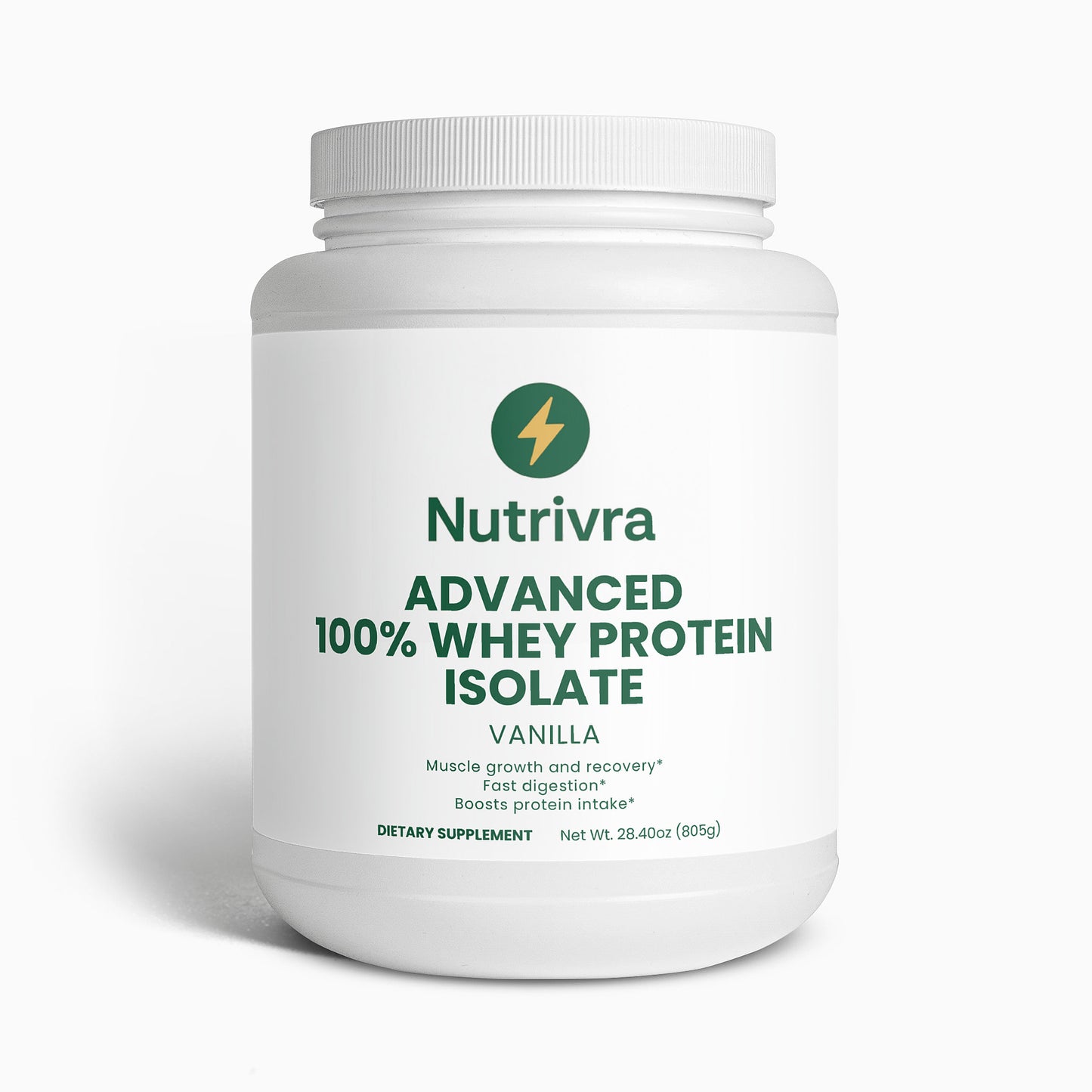 Whey Protein Isolate – Vanilla Flavor | Pure Protein Support