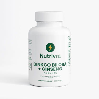 Ginkgo Biloba & Ginseng Capsules | Herbal Wellness