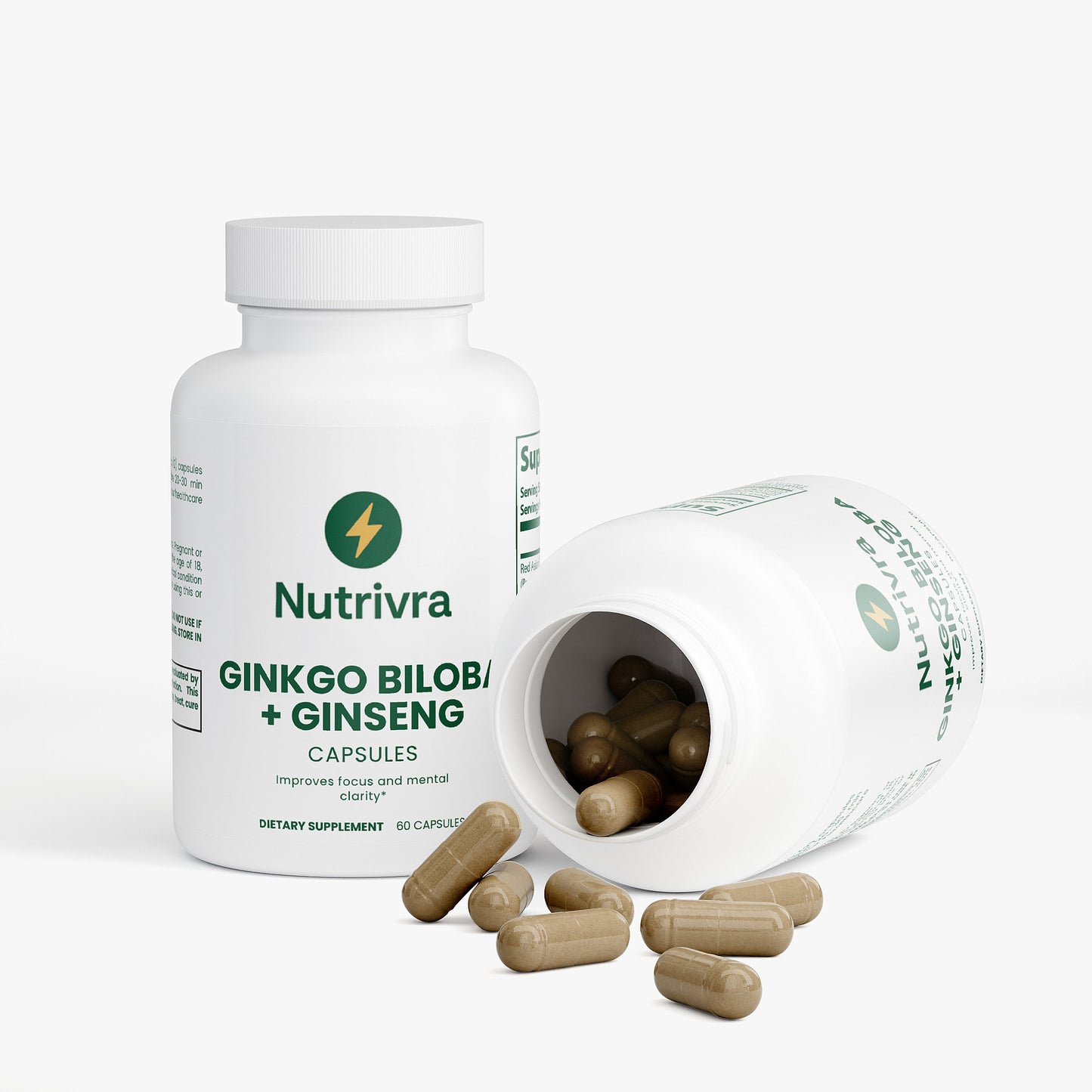 Ginkgo Biloba & Ginseng Capsules | Herbal Wellness