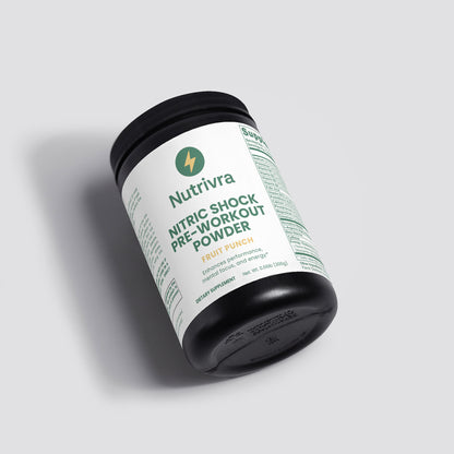 Pre-Workout Powder – Fruit Punch Flavor | Energy & Focus