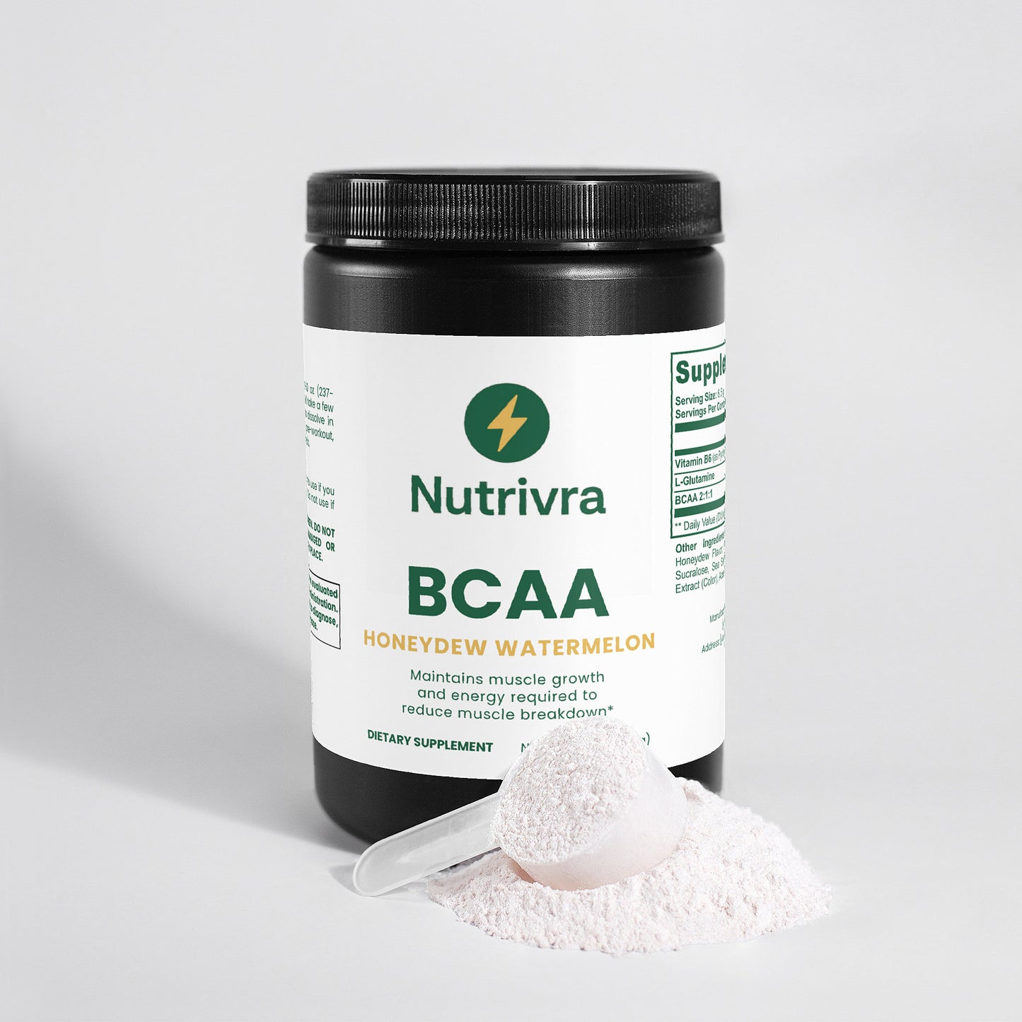 BCAA Powder – Honeydew & Watermelon | Post-Workout Recovery
