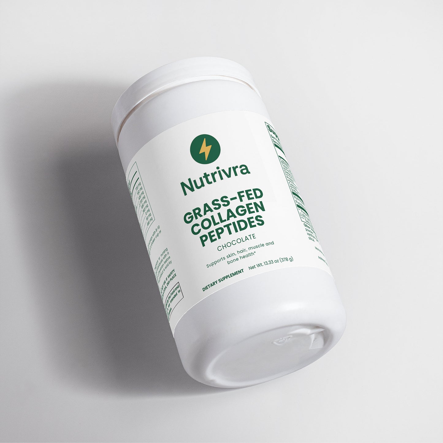 Collagen Peptides Powder – Chocolate Flavor | Daily Nutrition Drink Mix