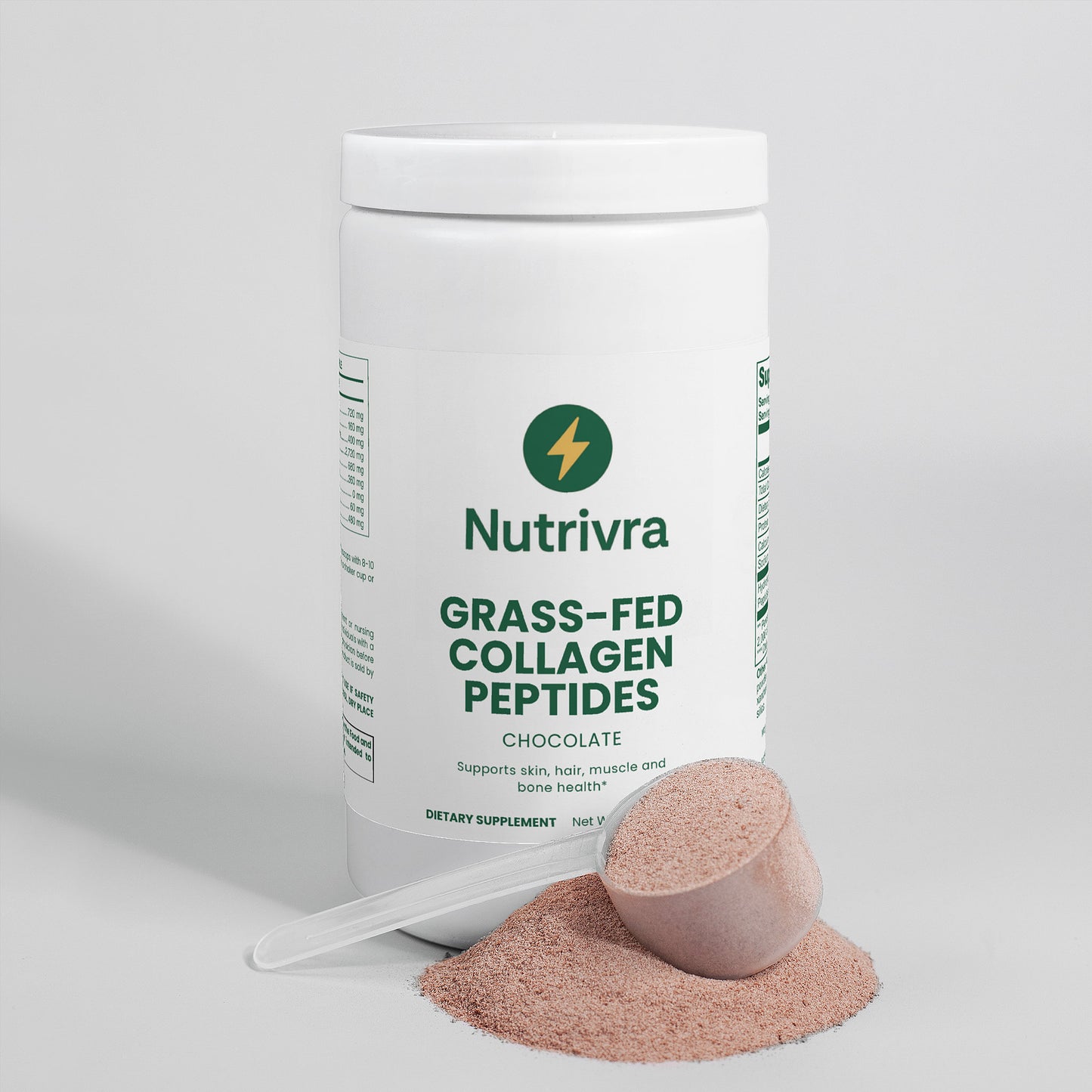 Collagen Peptides Powder – Chocolate Flavor | Daily Nutrition Drink Mix