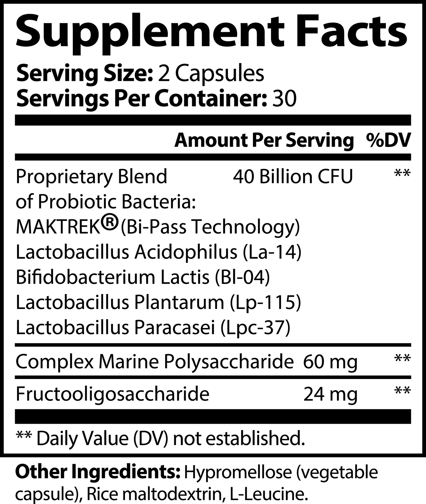 Probiotic + Prebiotic Capsules | Digestive Balance