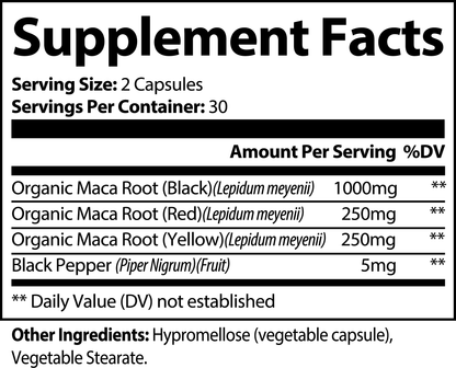 Maca Plus Capsules | Daily Energy & Vitality
