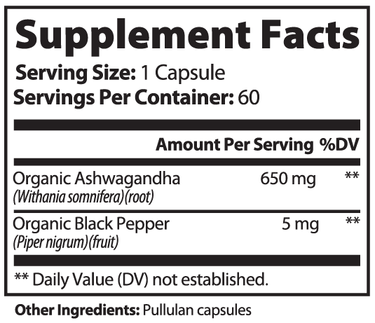 Ashwagandha Capsules | Herbal Balance & Vitality
