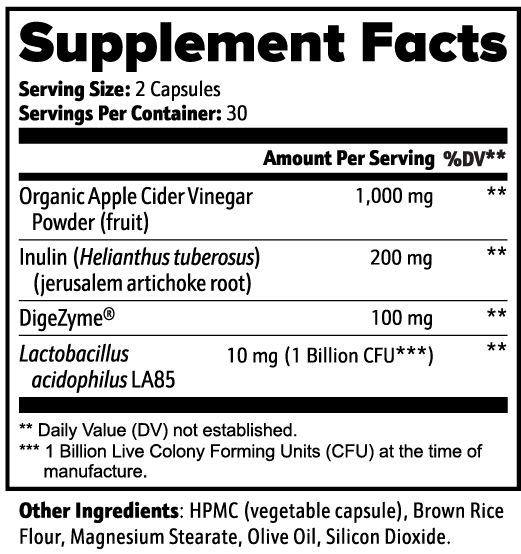 Apple Cider Vinegar Capsules | Natural Daily Wellness