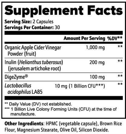 Apple Cider Vinegar Capsules | Natural Daily Wellness